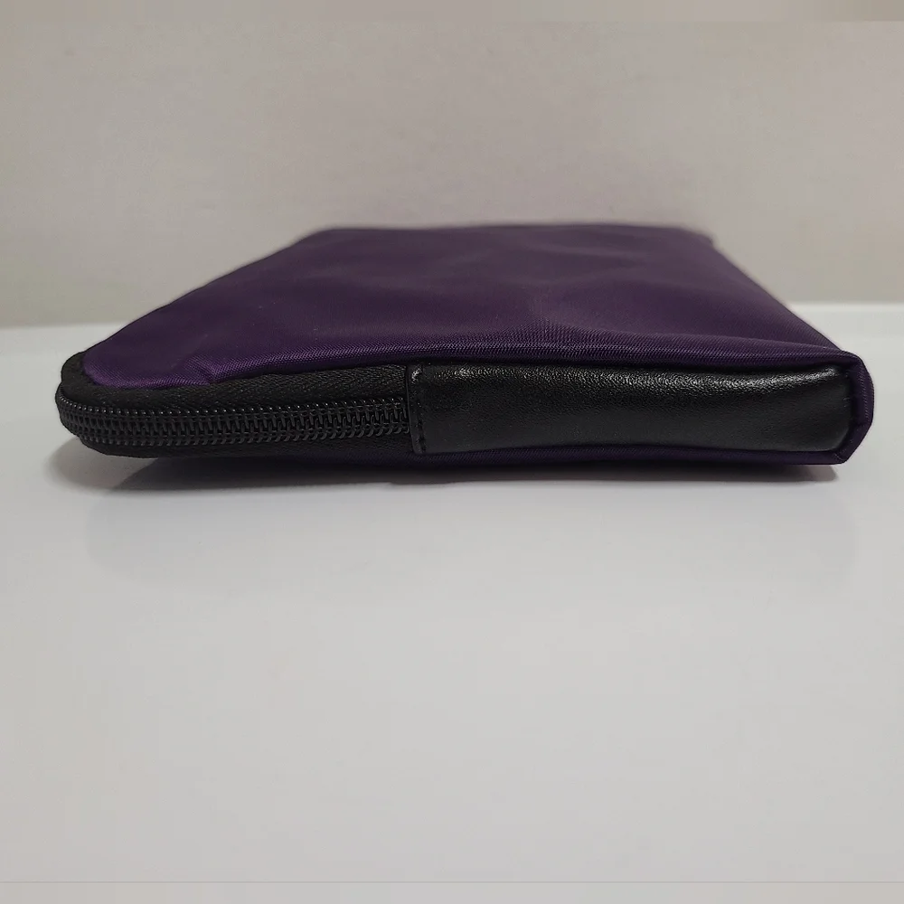 Tumi x Delta International Business One Purple Zippered Travel Accessory Pouch